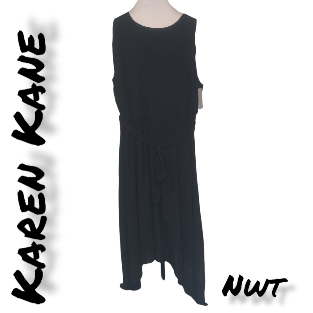 NWT Karen Kane Black Maxi Dress